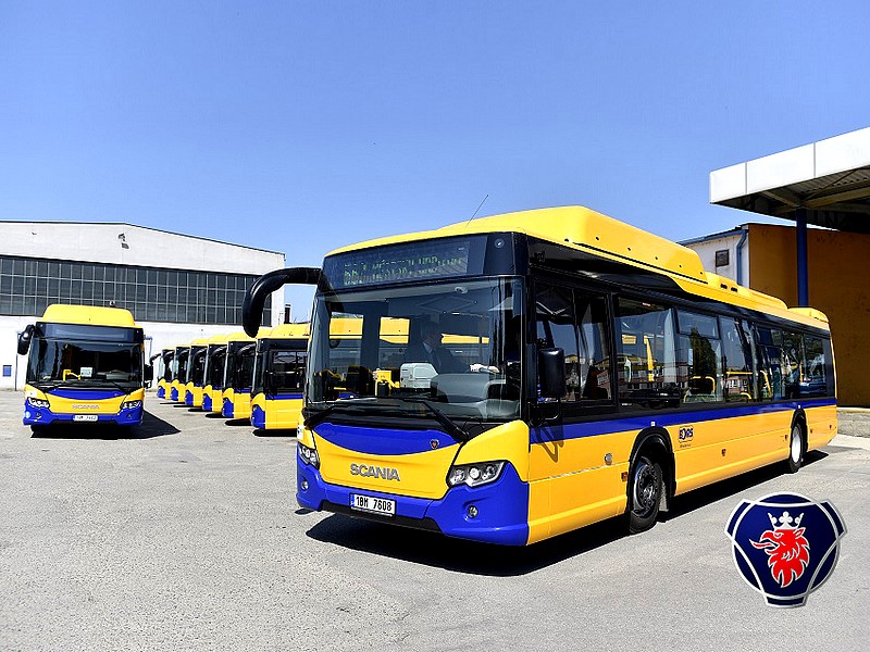 Scania dodává autobusy na CNG